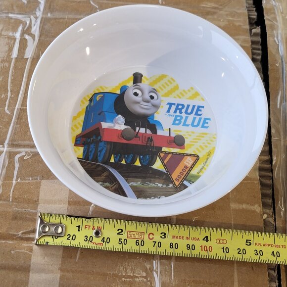 THOMAS THE TANK ENGINE TRUE BLUE ZAK DESIGNS CEREAL BOWL MELAMINE 2012 BIN H - Picture 5 of 5